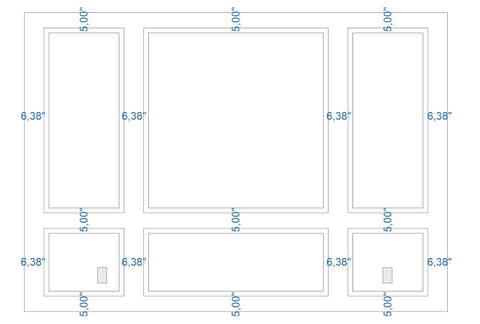 Custom-Made Peel and Stick Wall Molding Design Service for Lisa P. by Birdeco