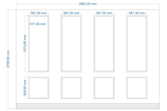 Custom-Made Wall Molding Design Service for Chris W. by Birdeco