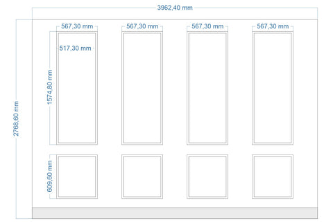 Custom-Made Wall Molding Design Service for Chris W. by Birdeco