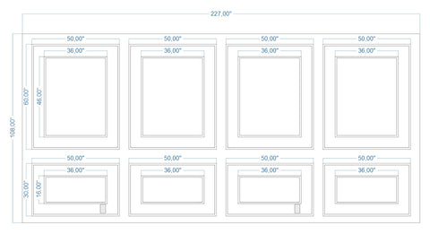 Custom-Made Wall Molding Design Service for Patrick M. by Birdeco