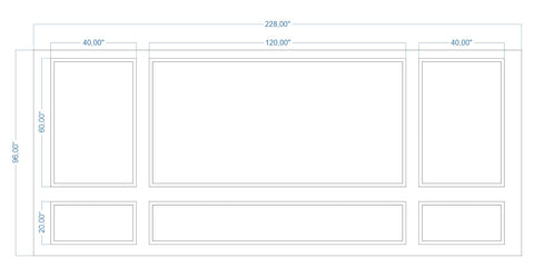 Custom-Made Wall Molding Design Service for Jetza T. by Birdeco