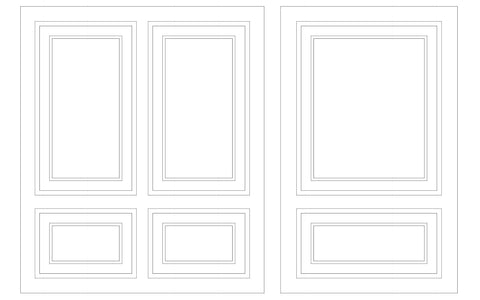 Custom-Made Wall Molding Design Service for Emily L. by Birdeco
