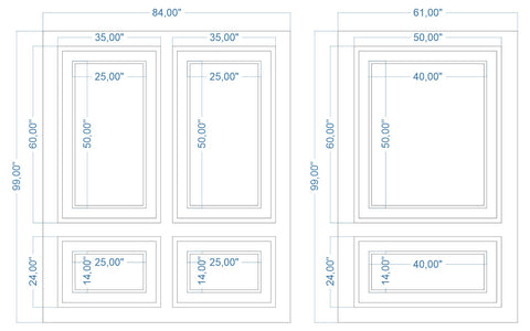 Custom-Made Wall Molding Design Service for Emily L. by Birdeco