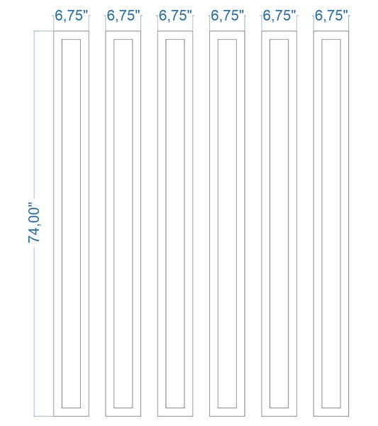 Custom-made peel and stick wall molding design by Birdeco, featuring elegant wall molding patterns on a modern interior wall.