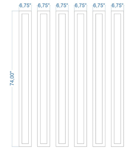 Custom-Made Peel and Stick Wall Molding Design Service for liana s. by Birdeco