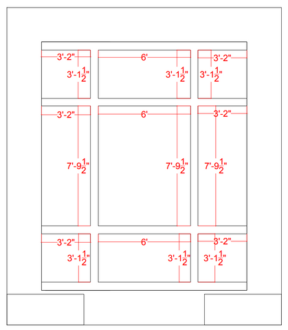 Custom-Made Wall Molding Design Service for David C. by Birdeco