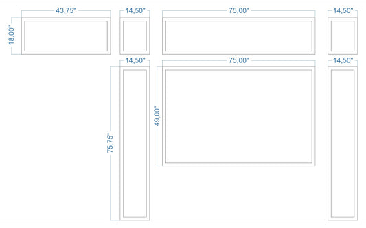 Custom-Made Wall Molding Design Service for Jeremy Li. by Birdeco