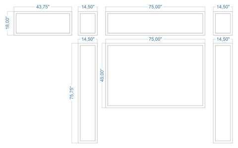 Custom-Made Wall Molding Design Service for Jeremy Li. by Birdeco