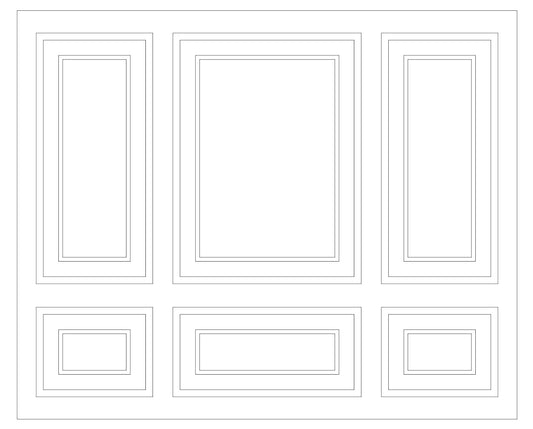 Custom-Made Wall Molding Design Service for Lisa. by Birdeco