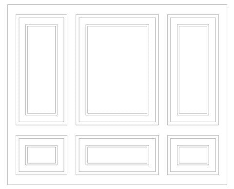 Custom-Made Wall Molding Design Service for Lisa. by Birdeco