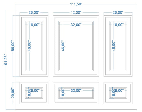 Custom-Made Wall Molding Design Service for Lisa. by Birdeco