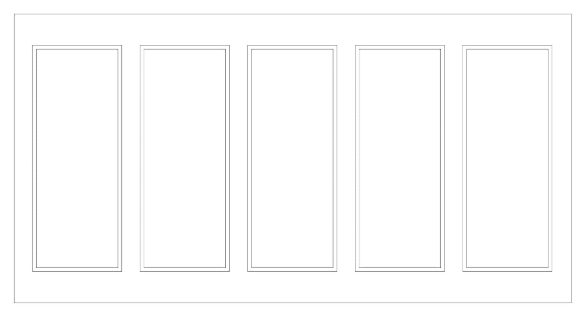 Custom-Made Wall Molding Design Service for Stanzza Y. by Birdeco