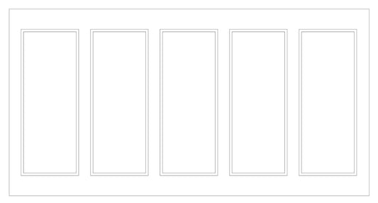 Custom-Made Wall Molding Design Service for Stanzza Y. by Birdeco