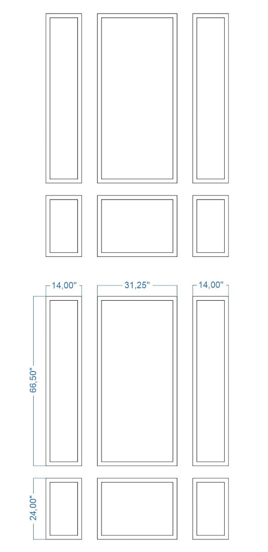 Custom-made peel and stick wall molding by Birdeco, featuring a detailed design for a stylish interior wall upgrade.