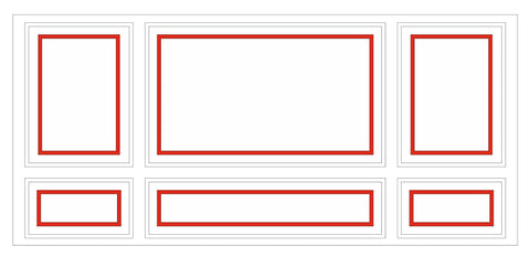 Custom-Made Wall Molding Design Service for Ashlee Ke. by Birdeco