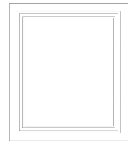 Custom-Made Peel and Stick Wall Molding Design Service for Jenell by Birdeco