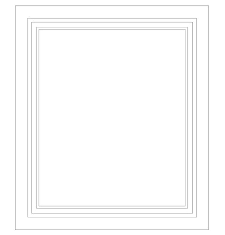Custom-Made Peel and Stick Wall Molding Design Service for Jenell by Birdeco