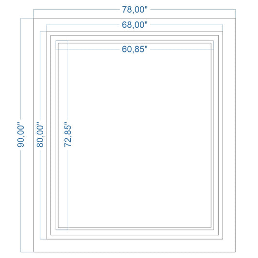 Custom-Made Peel and Stick Wall Molding Design Service for Jenell by Birdeco