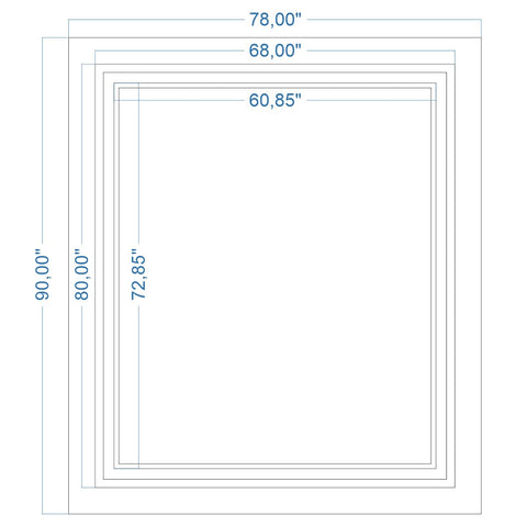 Custom-Made Peel and Stick Wall Molding Design Service for Jenell by Birdeco