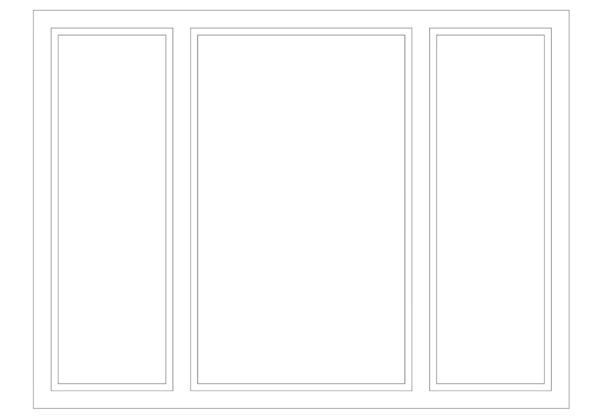 Custom-Made Peel and Stick Wall Molding Design Service for Paula T. by Birdeco