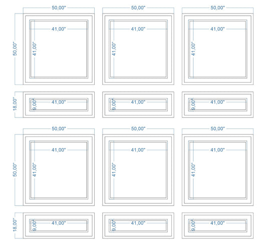 Custom-Made Peel and Stick Wall Molding Design Service for Bailey P. by Birdeco