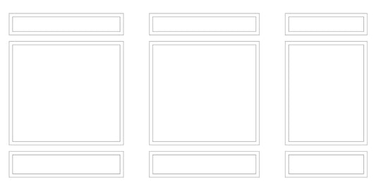 Custom-Made Peel and Stick Wall Molding Design Service for Bianca A. by Birdeco