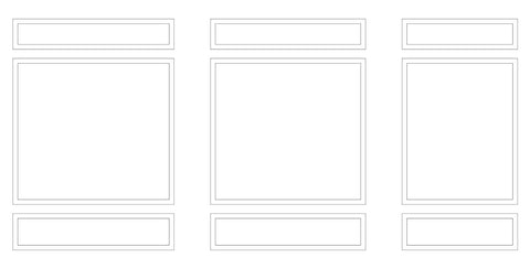 Custom-Made Peel and Stick Wall Molding Design Service for Bianca A. by Birdeco