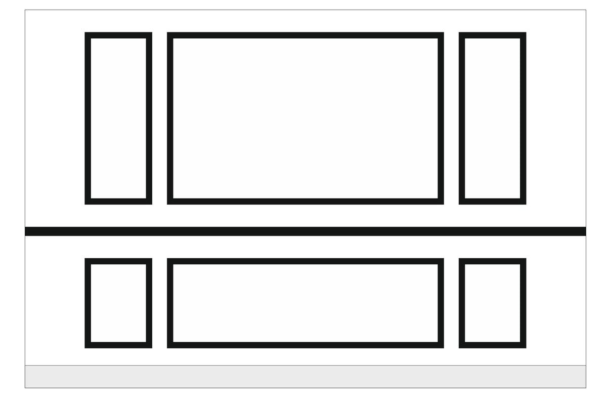 Custom-Made Peel and Stick Wall Molding Design Service for Johnna D. by Birdeco