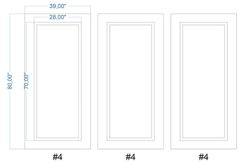 Custom-Made Wall Molding Design Service for Judy L. by Birdeco