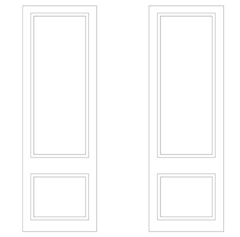 Custom-Made Wall Molding Design Service for Nadia C. by Birdeco