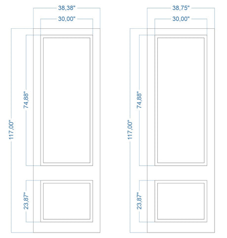 Custom-Made Wall Molding Design Service for Nadia C. by Birdeco