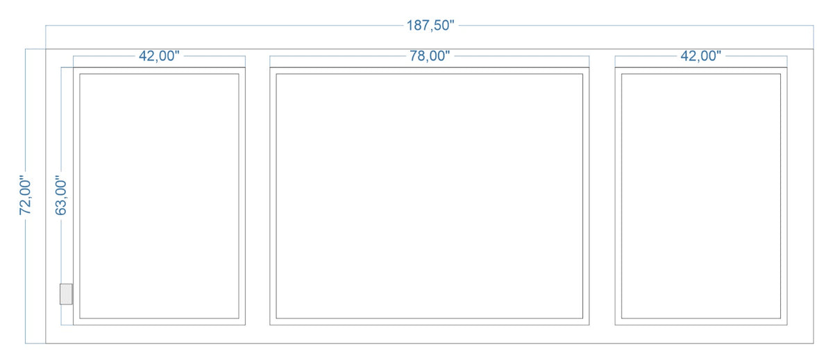 Custom-Made Peel and Stick Wall Molding Design Service for Shannon by Birdeco