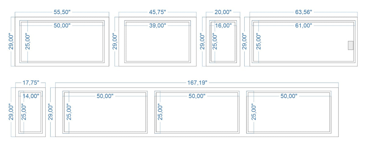 Custom-Made Wall Molding Design Service Peel and Stick for Spencer O. by Birdeco
