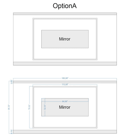 Custom-Made Peel and Stick Wall Molding Design Service for Stefanie P. by Birdeco