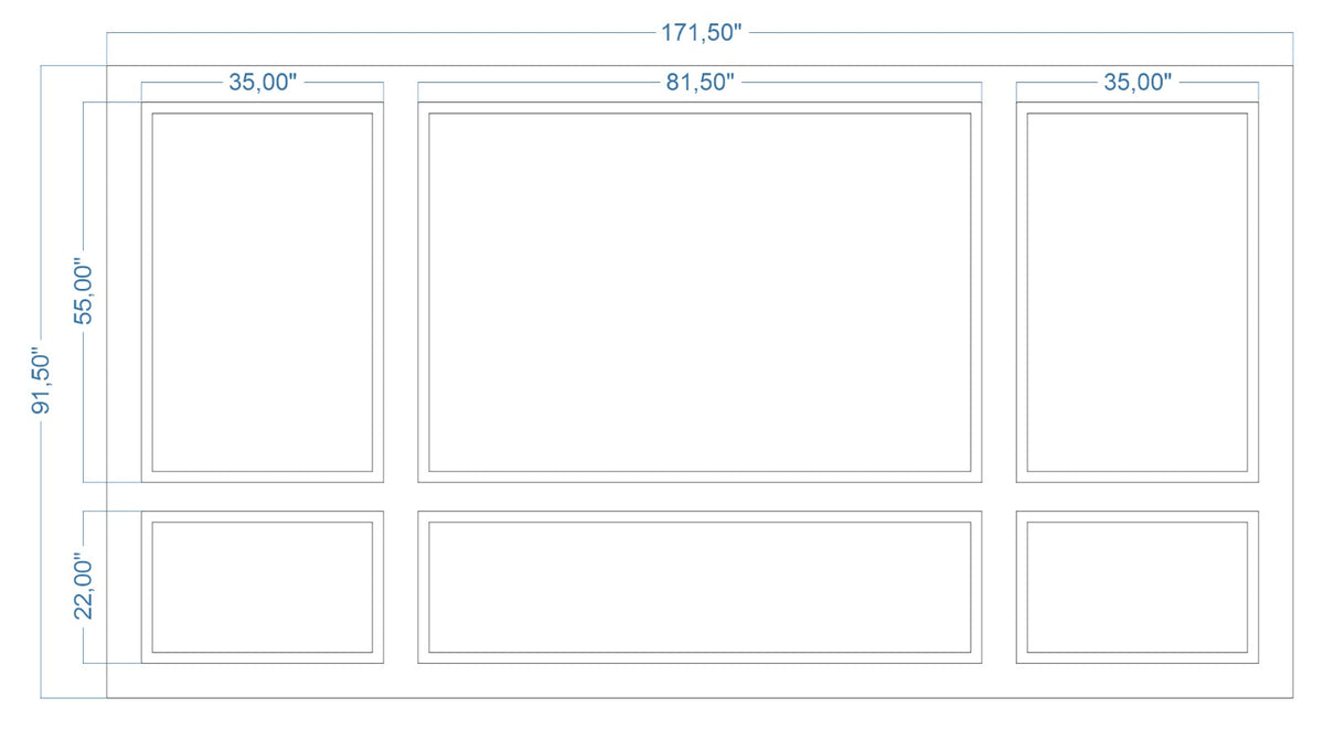 Custom-Made Wall Molding Design Service for Tiffany H. by Birdeco - Wall Molding Products by Birdeco