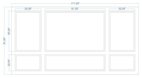 Custom-Made Wall Molding Design Service for Tiffany H. by Birdeco - Wall Molding Products by Birdeco