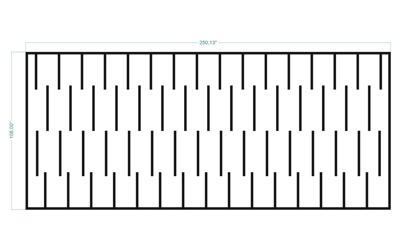 Custom-made wall molding design by Birdeco, peel and stick wall molding for stylish interior decoration, shown in VV.jpg.