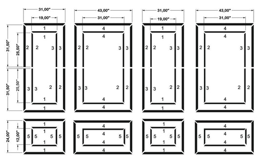 Custom-Made Wall Molding Design Service for Kike by Birdeco