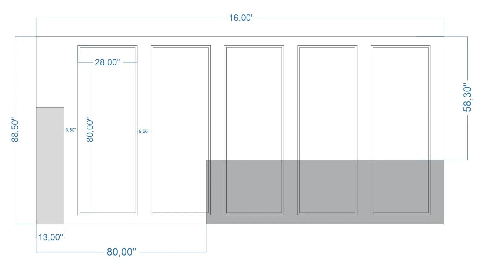 Peel and Stick Custom-Made Wall Molding Design Service for Rebecca Malventano by Birdeco - Highest Quality Wall Moldings and Decor Products at Birdeco