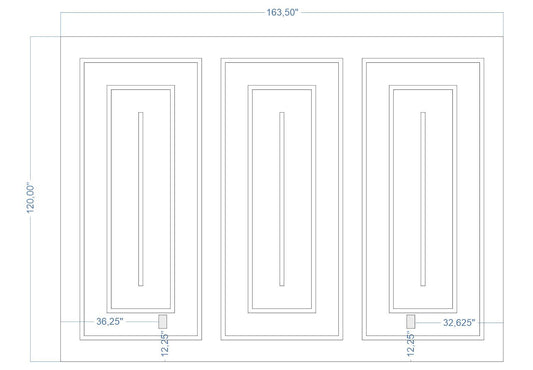 Custom-Made Wall Molding Design Service for DW by Birdeco