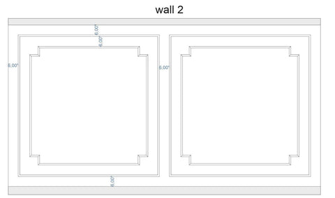 Peel and Stick Custom-Made Wall Molding Design Service for Belgica by Birdeco - Highest Quality Wall Moldings and Decor Products at Birdeco