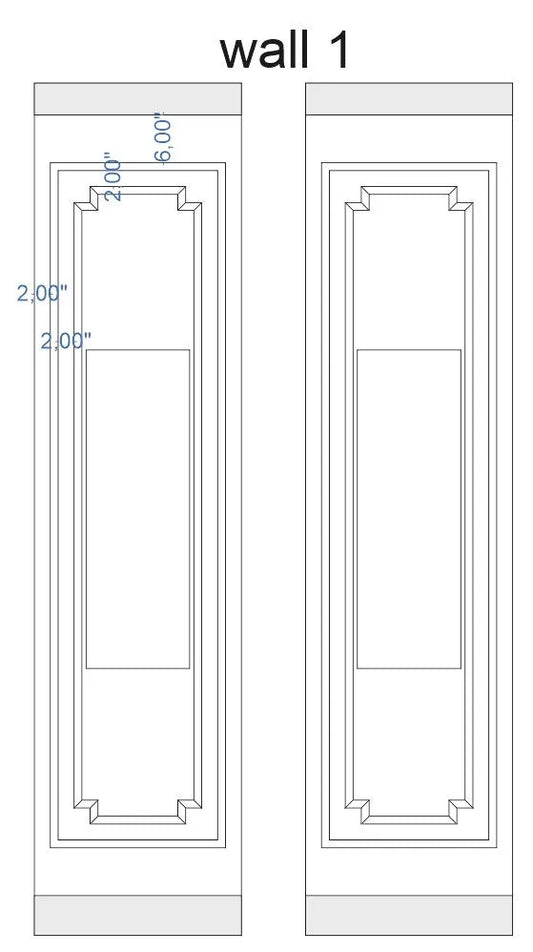 Peel and Stick Custom-Made Wall Molding Design Service for Belgica by Birdeco - Highest Quality Wall Moldings and Decor Products at Birdeco