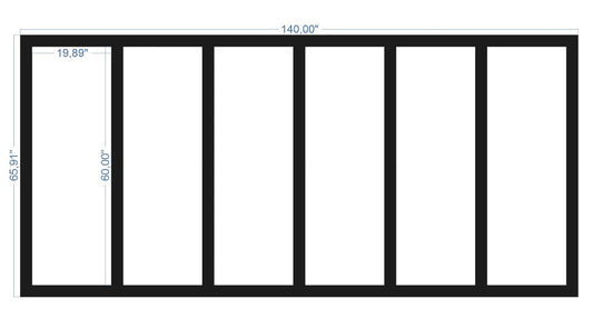 Customizable Shaker Panels – Durable MDF with Unprimed Finish