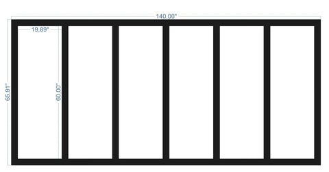 Customizable Shaker Panels – Durable MDF with Unprimed Finish | Ready to Paint - Highest Quality Wall Moldings and Decor Products at Birdeco