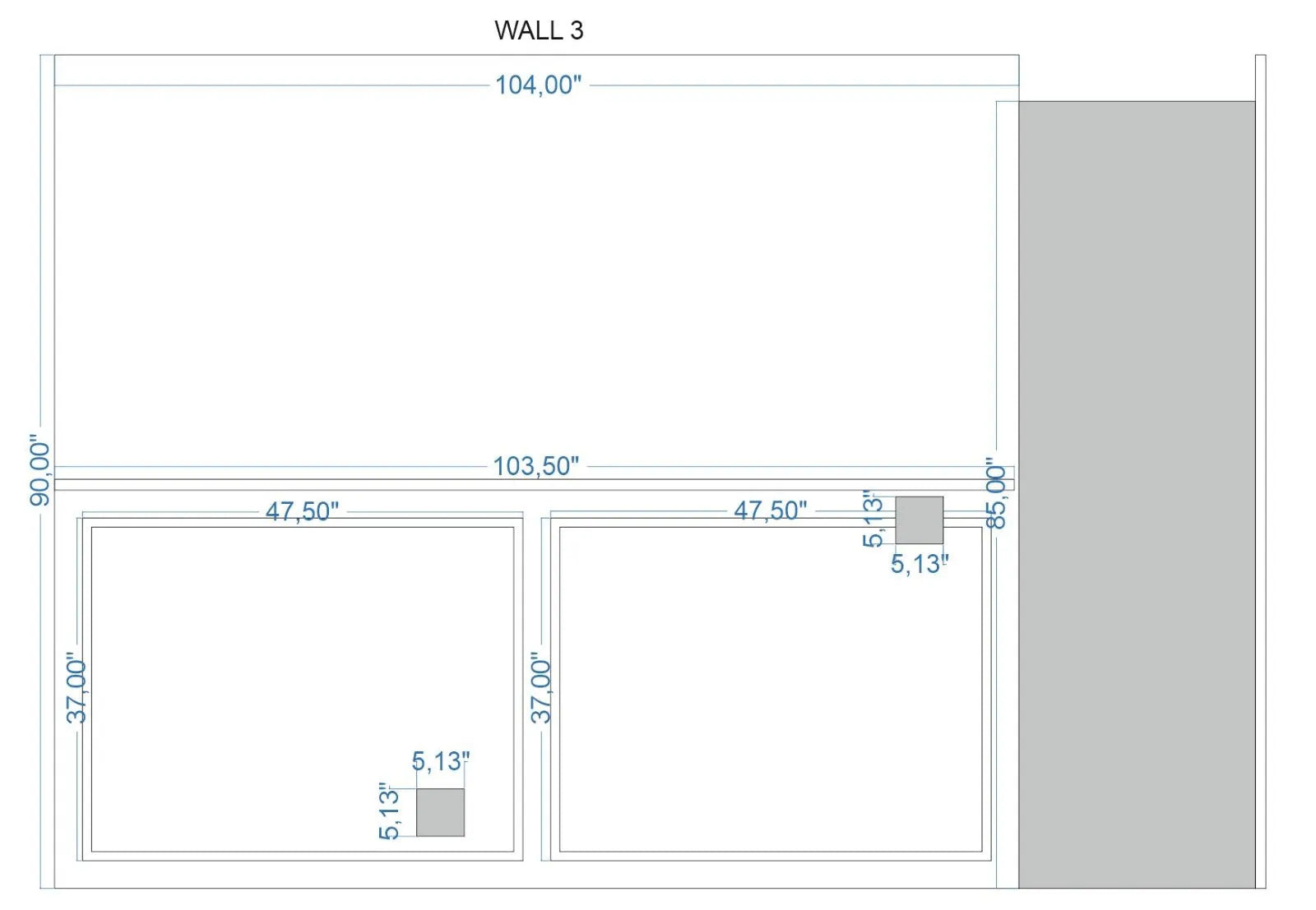 Custom-Made Wall Molding Design Service for Cory Hopper by Birdeco - Highest Quality Wall Moldings and Decor Products at Birdeco