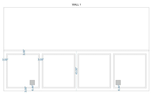 Custom-Made Wall Molding Design Service for Cory Hopper by Birdeco