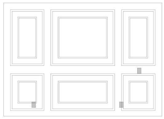 Custom-Made Wall Molding Design Service For Dhruv by Birdeco Peel and Stick