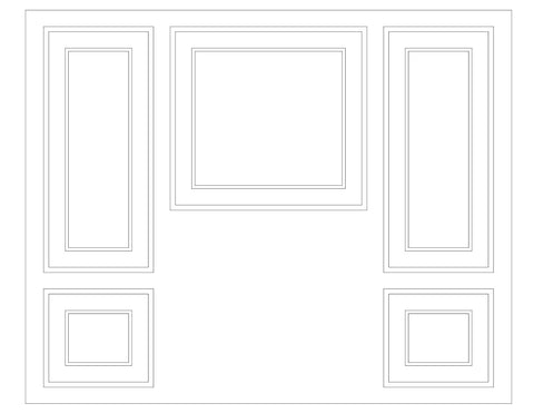 Custom-Made Wall Molding Design Service for Chibuzor U. by Birdeco
