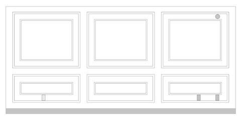 Custom-Made Wall Molding Design Service for Lizzie P. by Birdeco