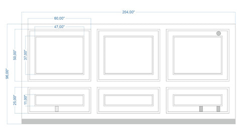 Custom-Made Wall Molding Design Service for Lizzie P. by Birdeco